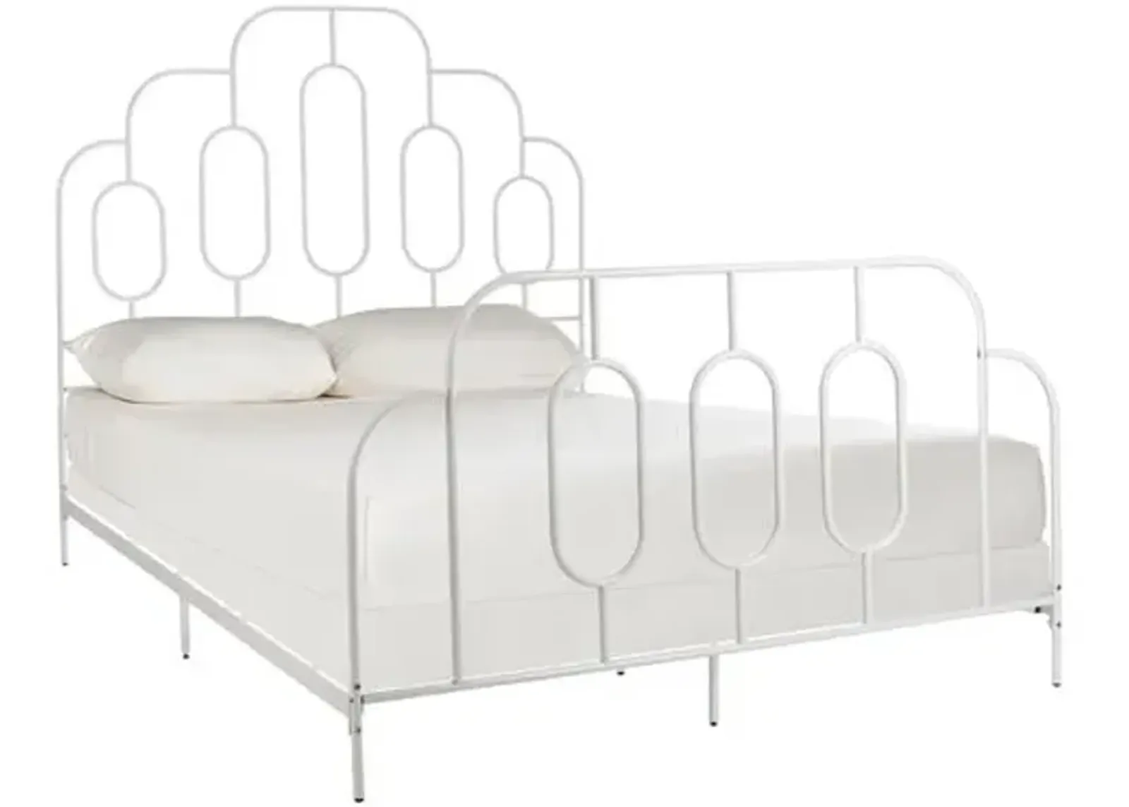 Sammie Retro Bed - White