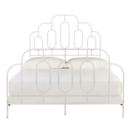 Sammie Retro Bed - White