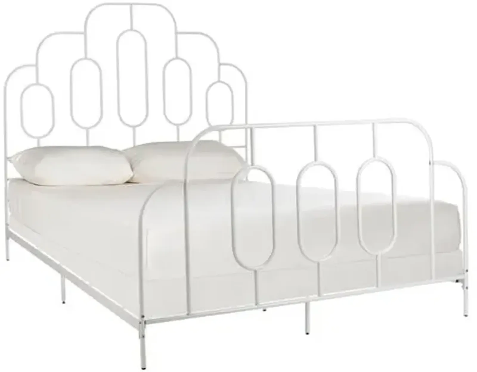 Sammie Retro Bed - White