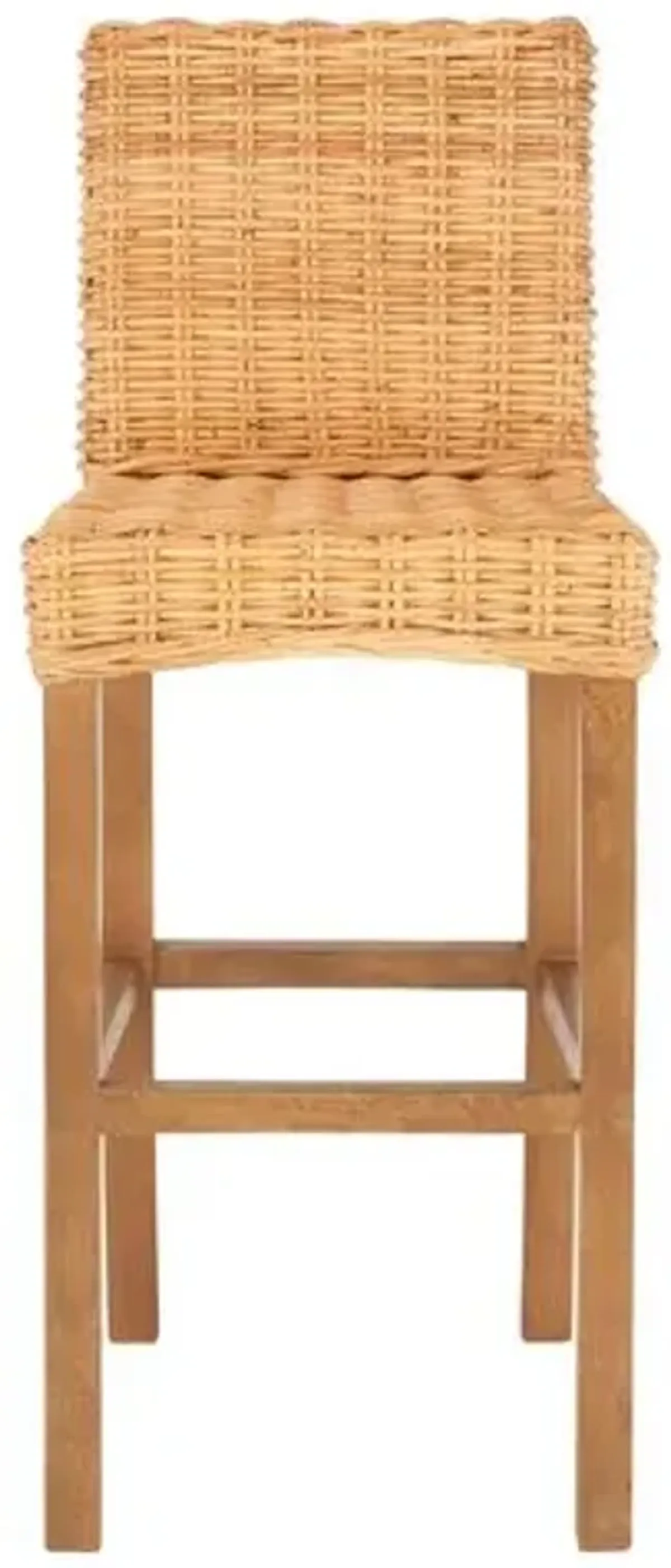 Fiore Rattan Barstool - Natural - Brown