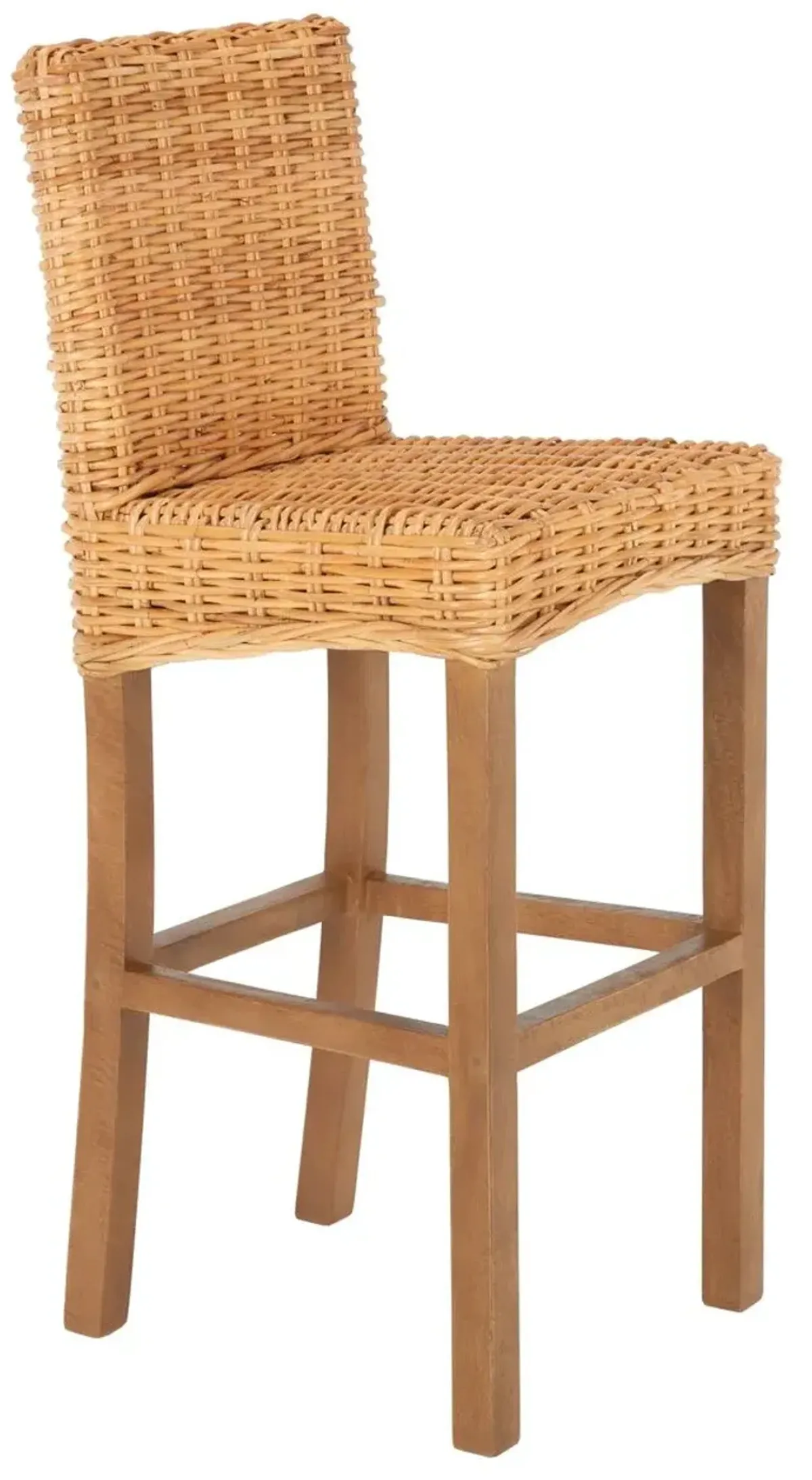 Fiore Rattan Barstool - Natural - Brown