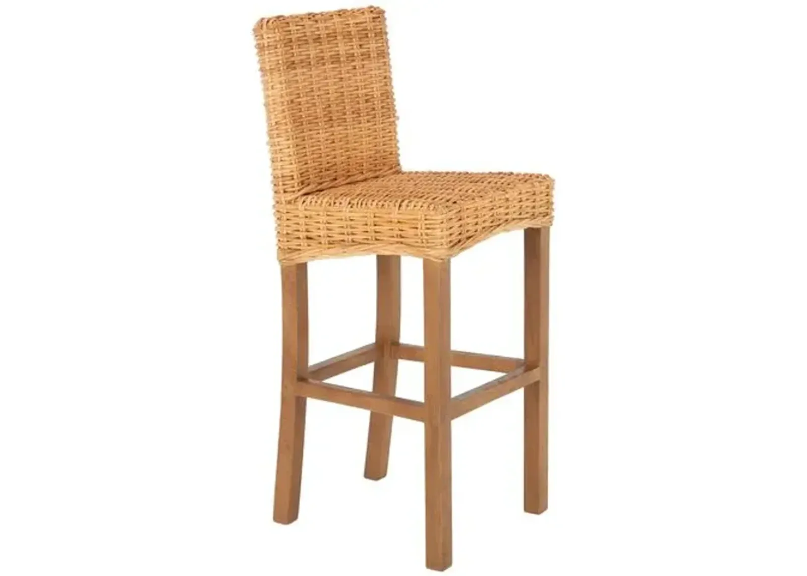 Fiore Rattan Barstool - Natural - Brown