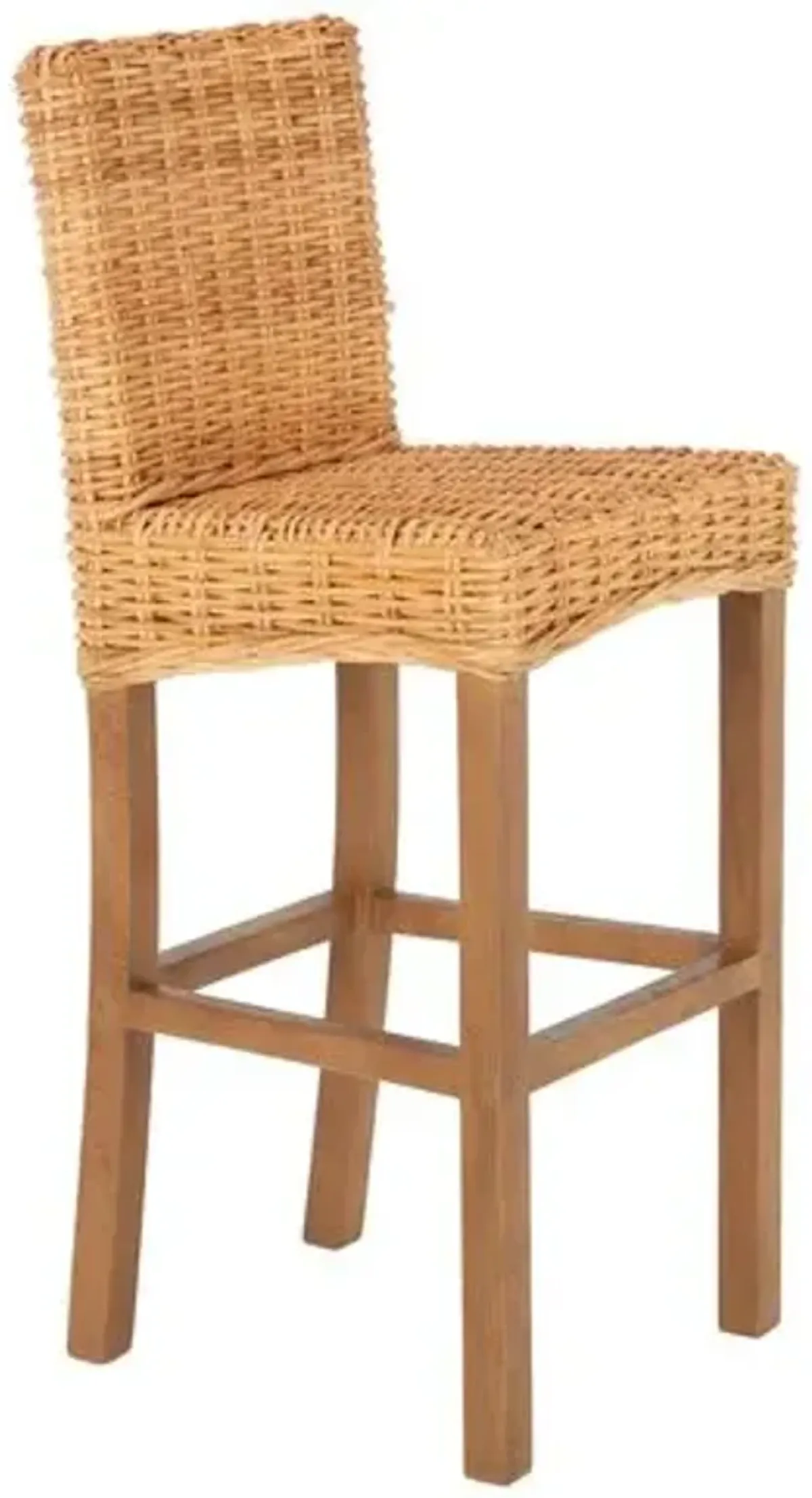 Fiore Rattan Barstool - Natural - Brown