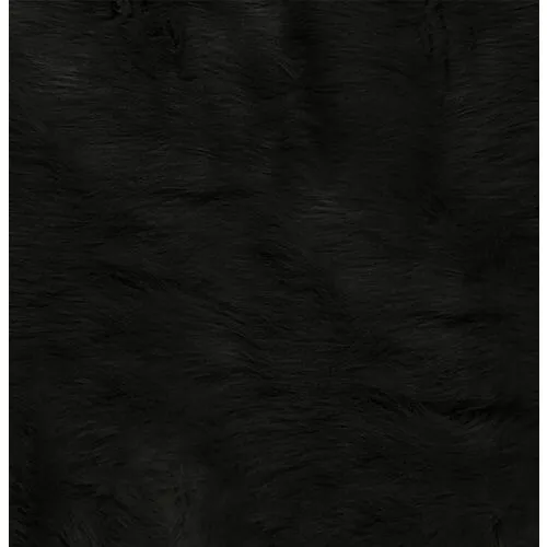 5'3"x7'6" Faux Cowhide Rug - Black - Black