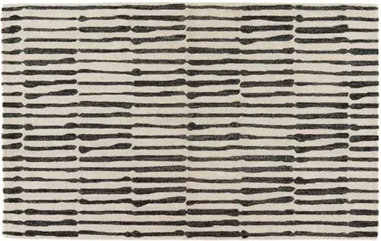 Risley Rug - Black/White - Nikki Chu - White