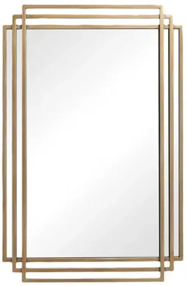 Hunter Wall Mirror - Gold