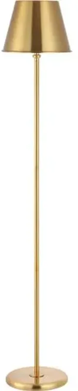 Asha Metal Floor Lamp - Gold