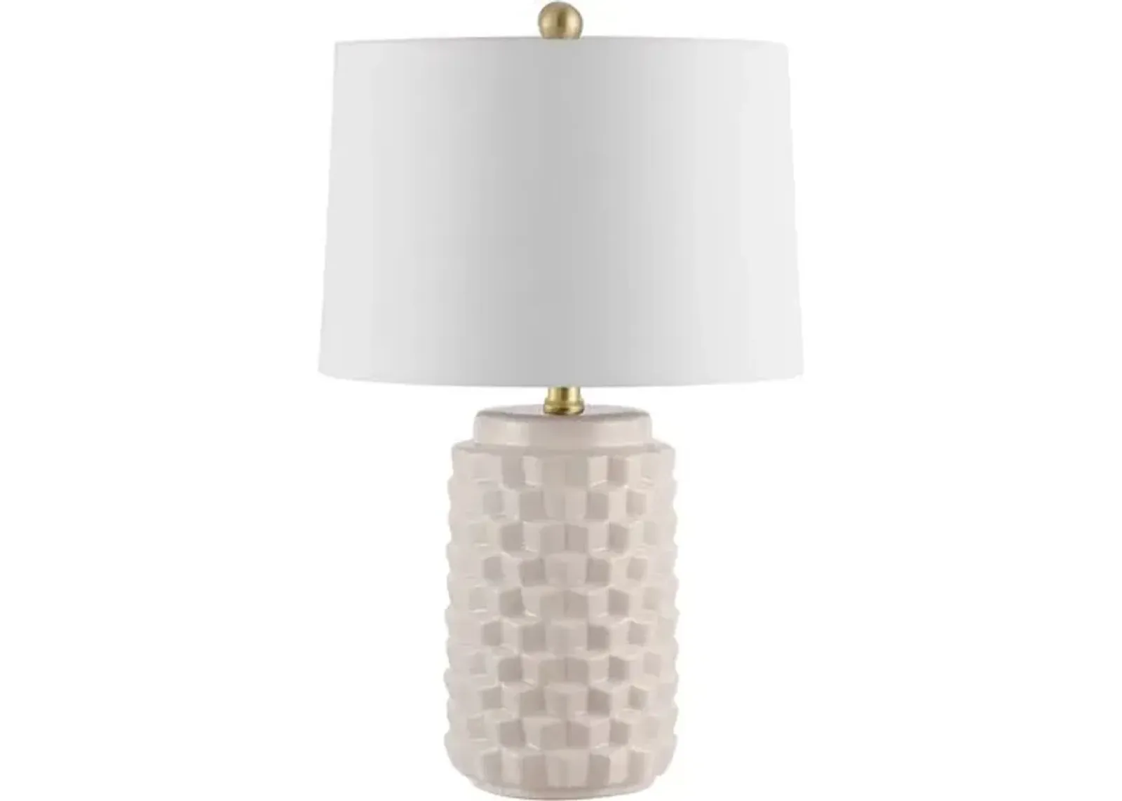 Welson Ceramic Table Lamp - Ivory