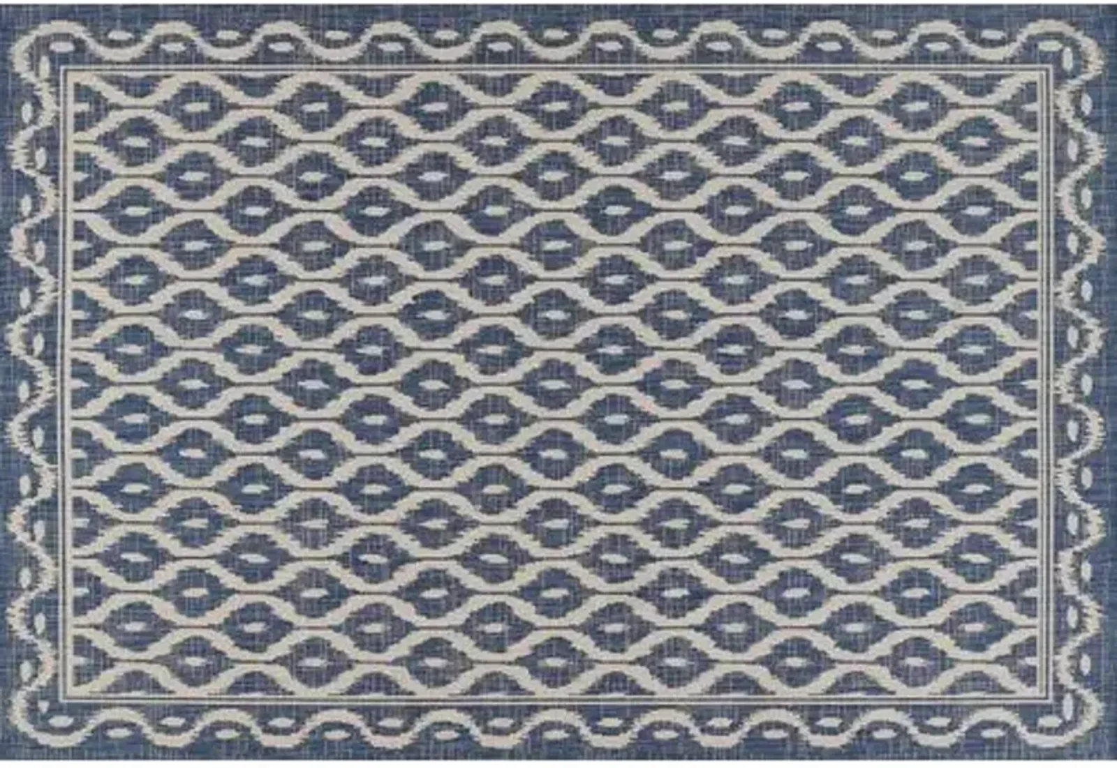 Andrea Outdoor Rug - Blue - Blue