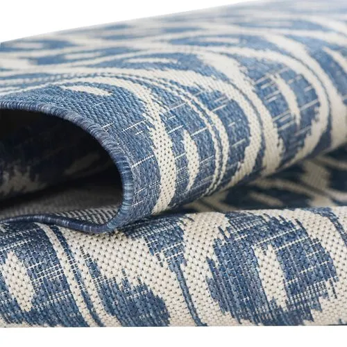 Andrea Outdoor Rug - Blue - Blue