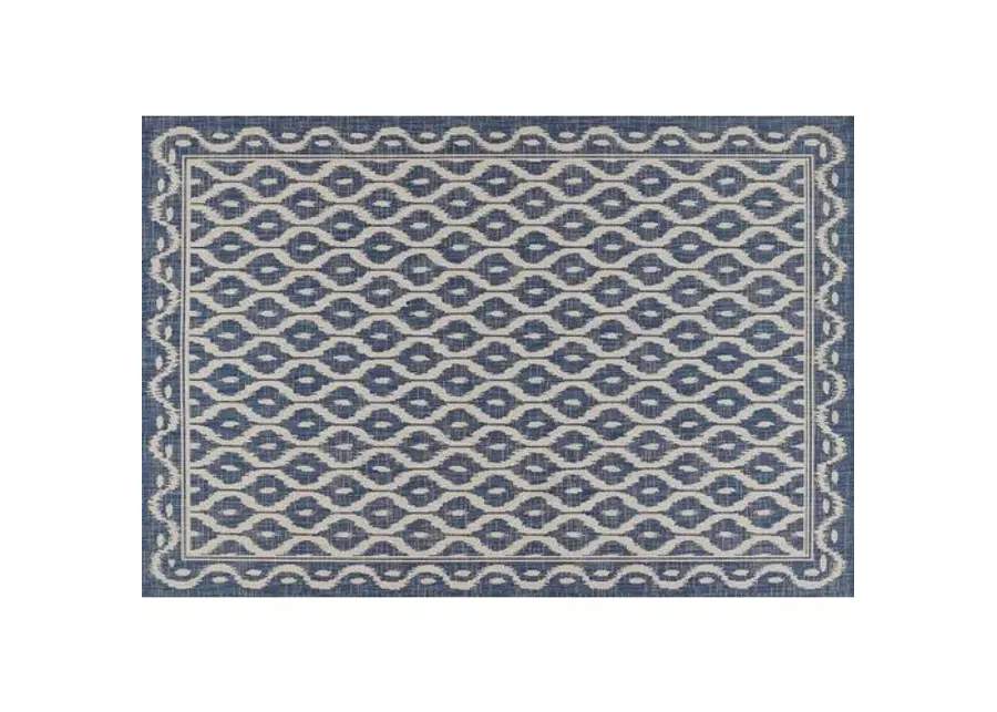 Andrea Outdoor Rug - Blue - Blue