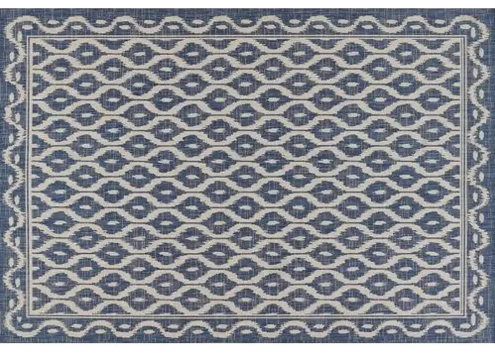 Andrea Outdoor Rug - Blue - Blue