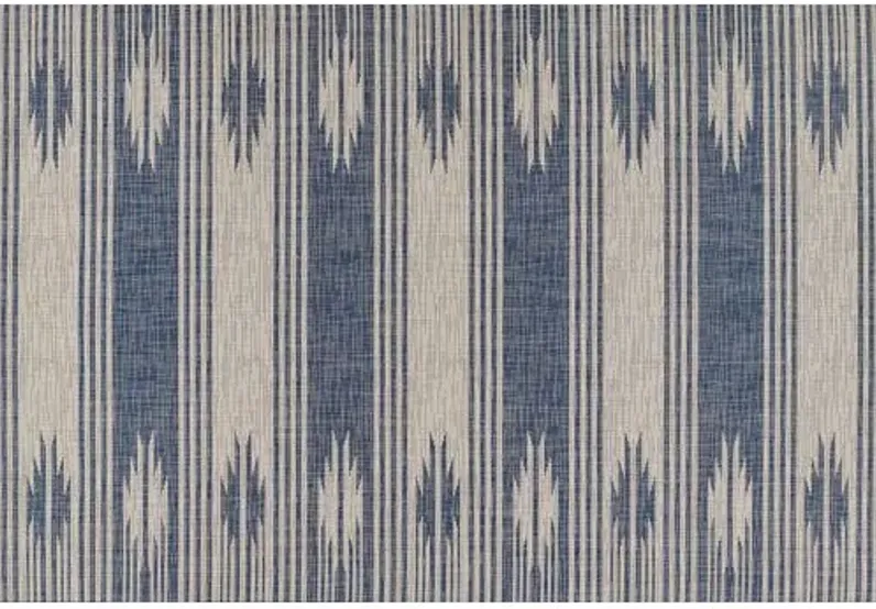 Rain Outdoor Rug - Blue - Blue