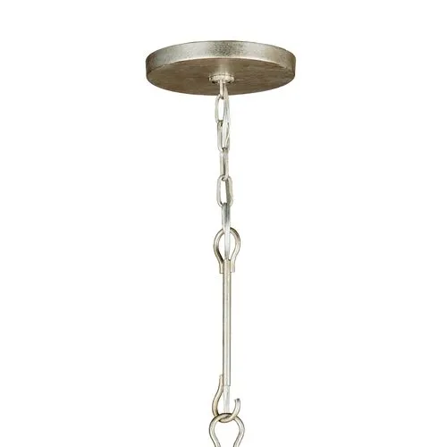 Solaris 6-Light Sphere Chandelier - Silver - Crystorama