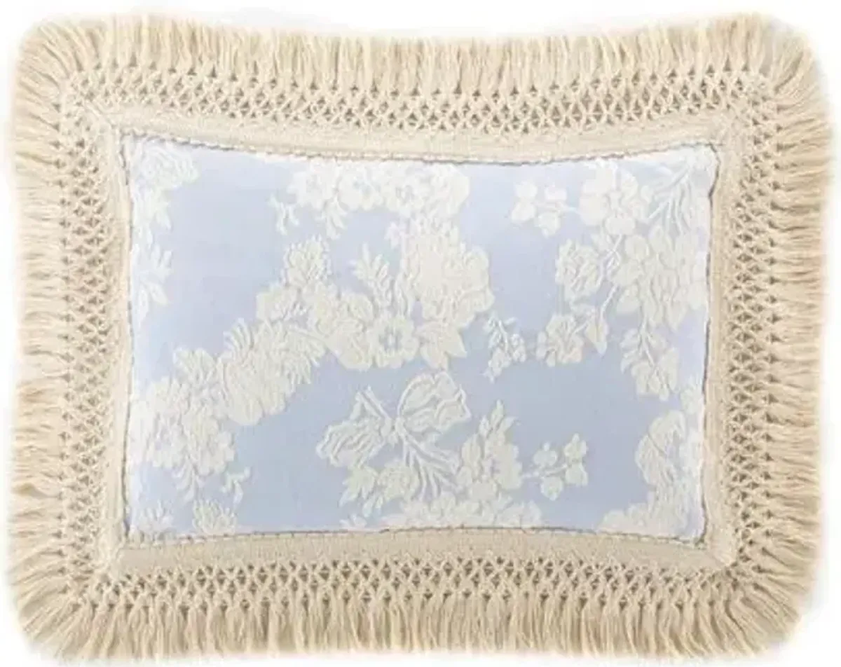 Mafalda Boudoir Pillow - Blue - Belle Epoque