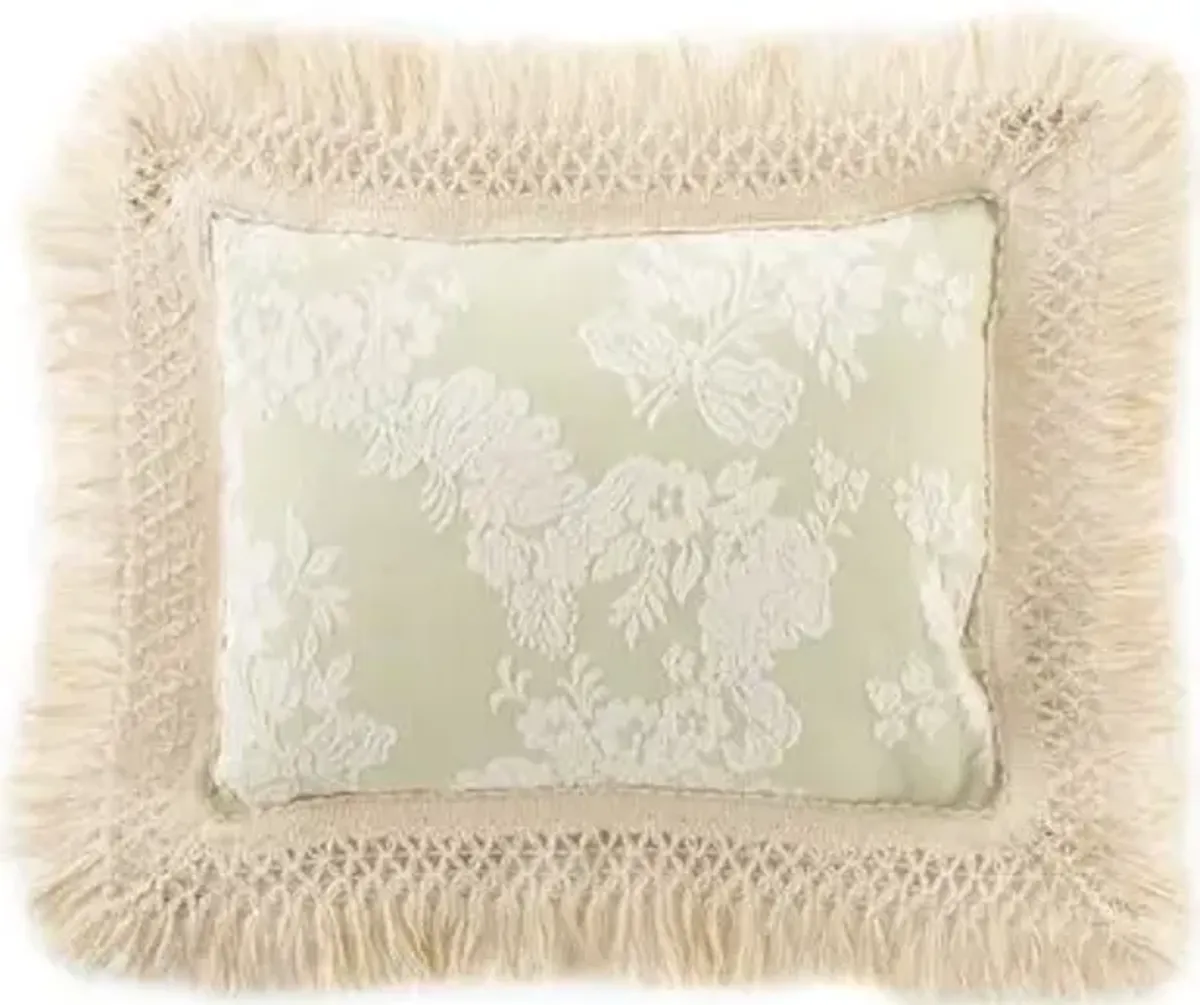 Mafalda Boudoir Pillow - Sage - Belle Epoque