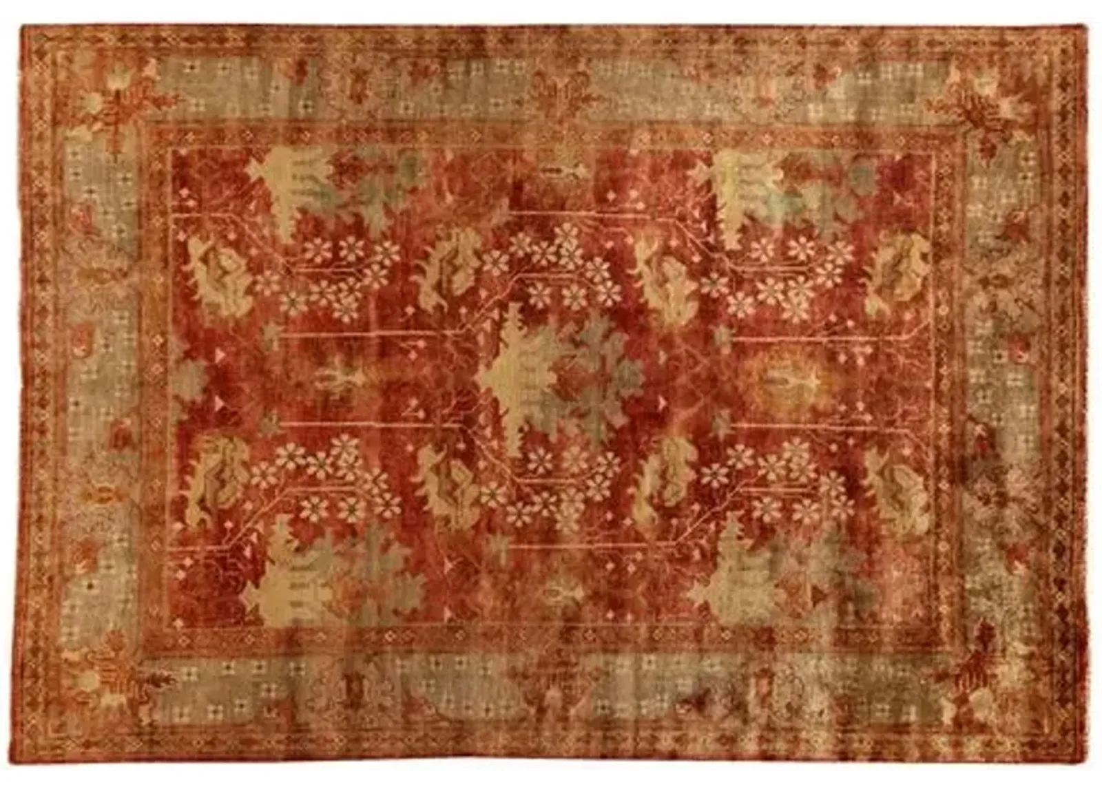 Geiger Oushak Rug - Brick - Red - Red