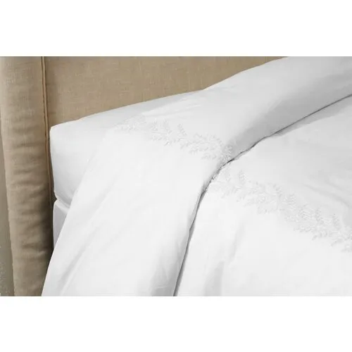 Willow Duvet - White - Hamburg House