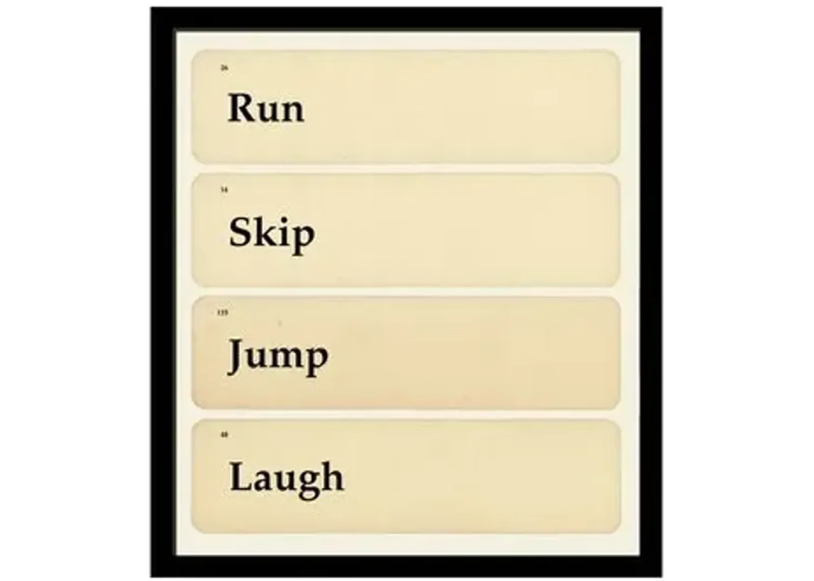 Run Skip Jump Laugh - Ivory