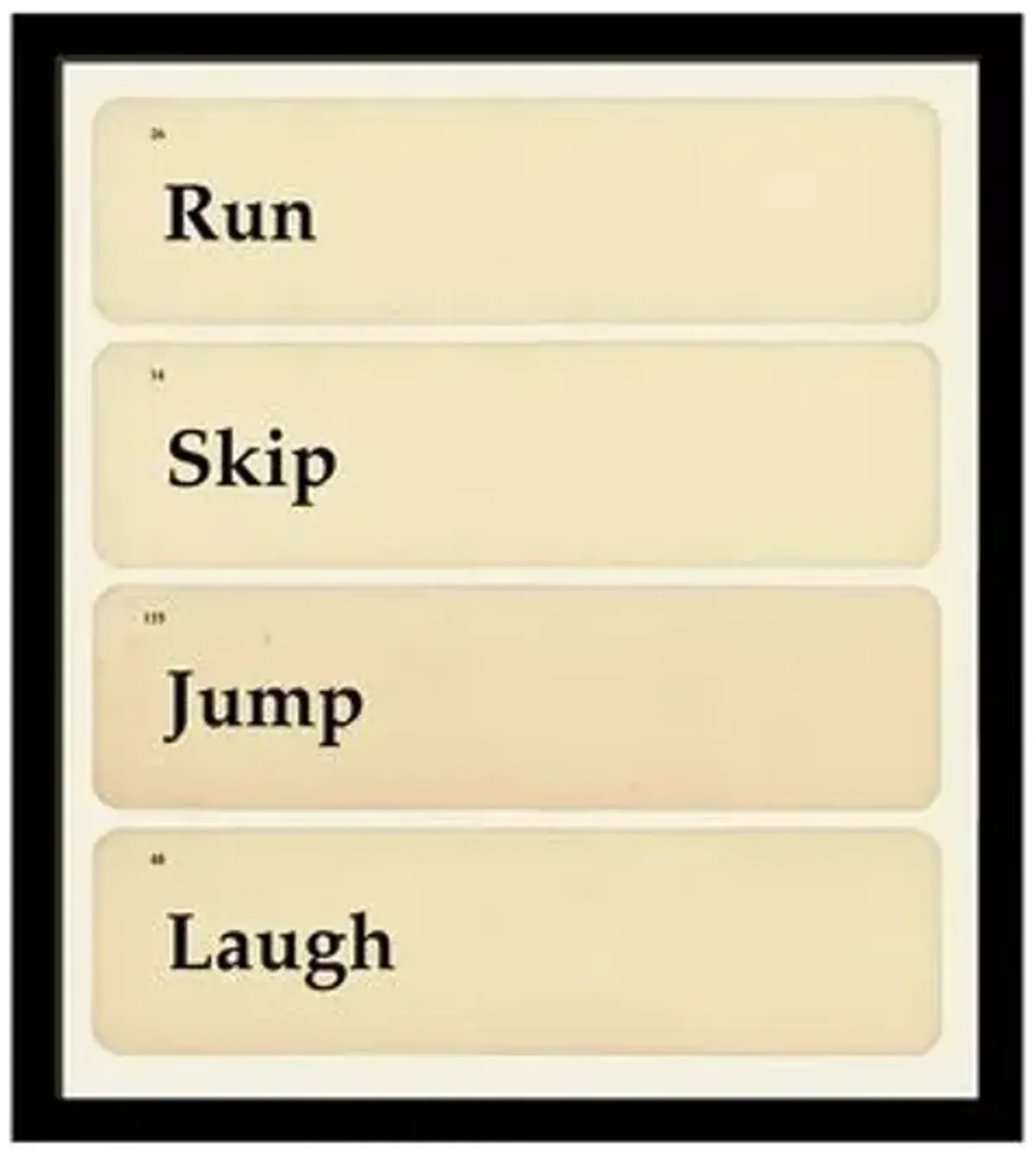 Run Skip Jump Laugh - Ivory