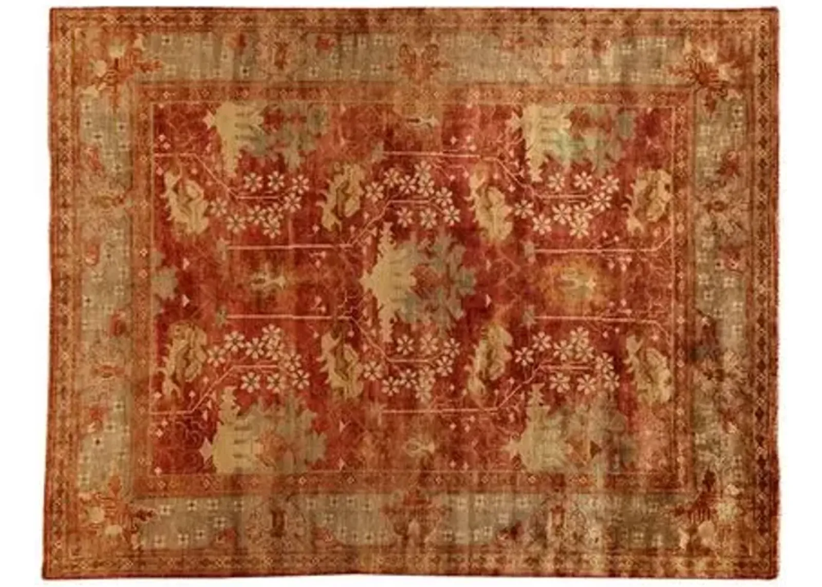 Geiger Oushak Rug - Brick - Red - Red