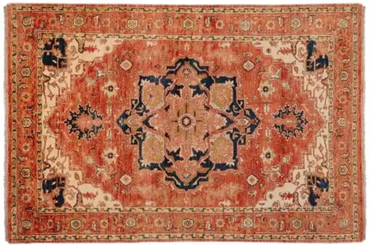 Zeus Rug - Rust/Beige - Orange - Orange