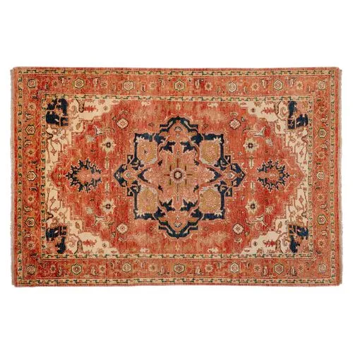 Zeus Rug - Rust/Beige - Orange - Orange