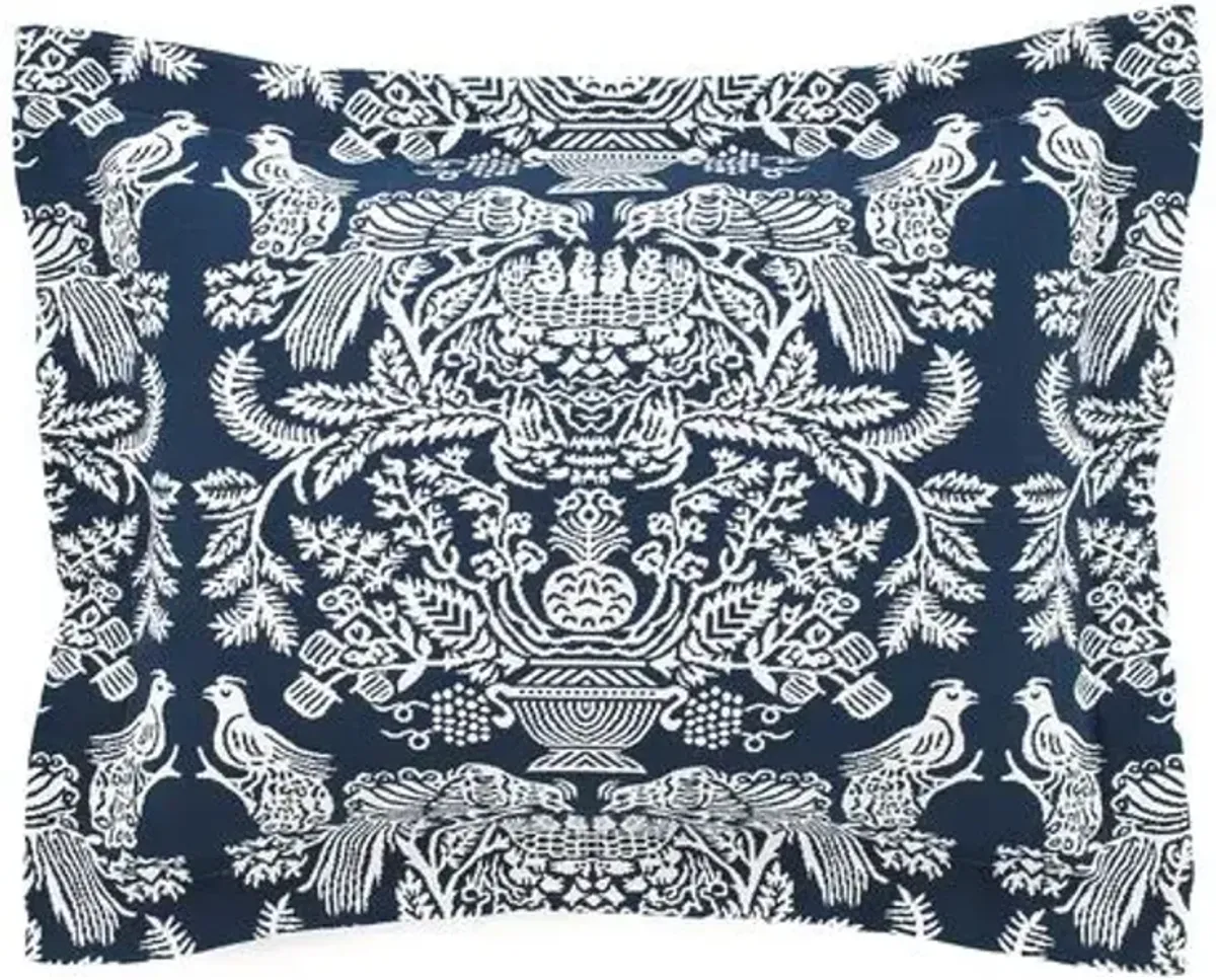 Wilmington Sham - Belle Epoque - Blue