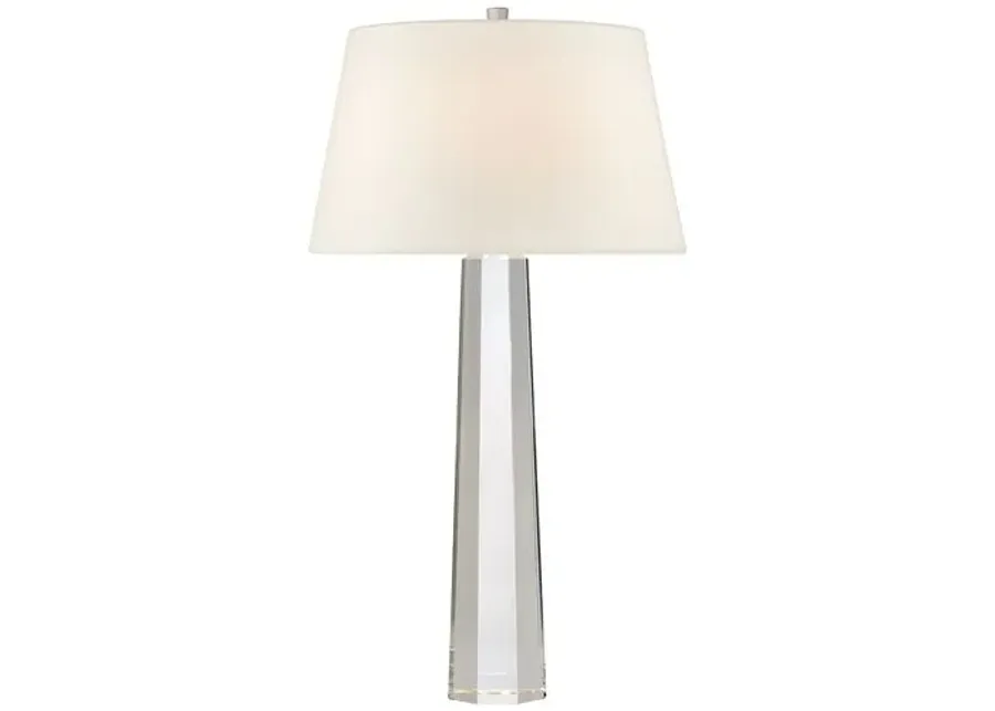 Visual Comfort - Octagonal Spire Large Table Lamp - Clear