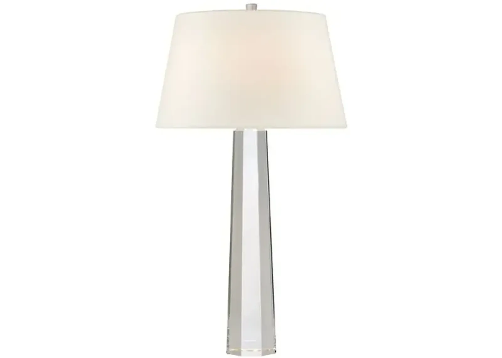 Visual Comfort - Octagonal Spire Large Table Lamp - Clear