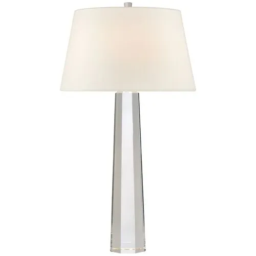 Visual Comfort - Octagonal Spire Large Table Lamp - Clear