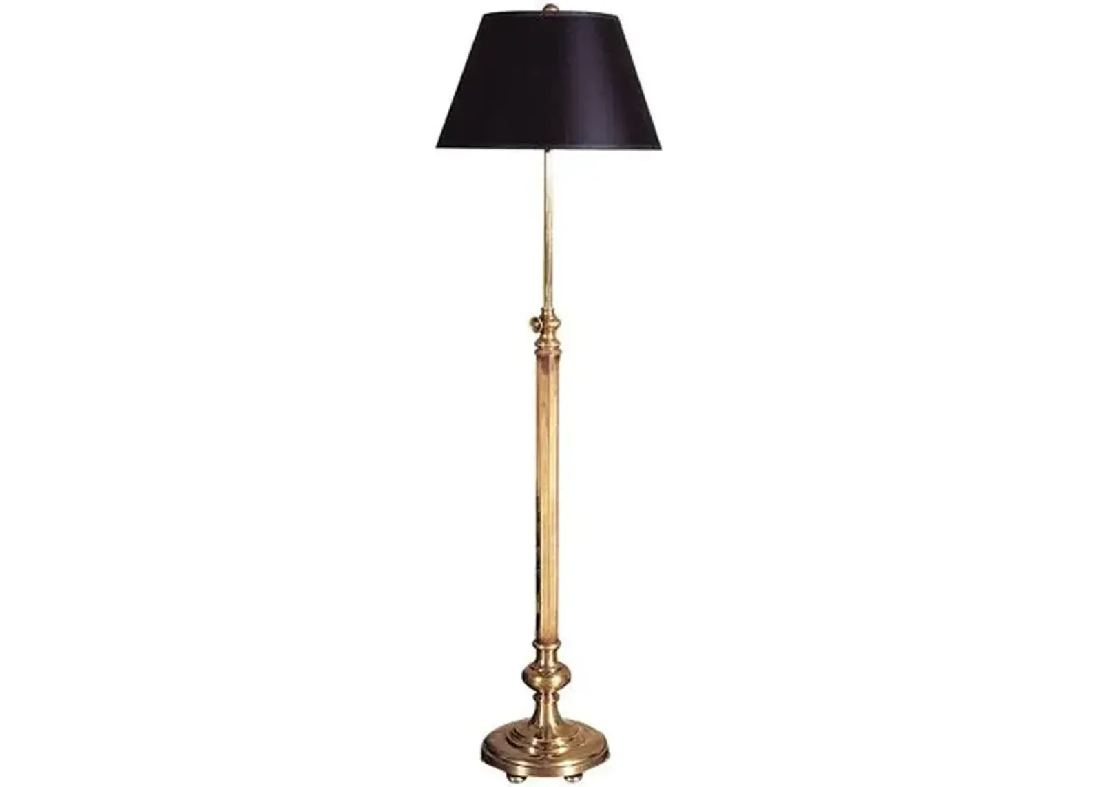 Visual Comfort - Overseas Adjustable Club Floor Lamp - Antique Brass