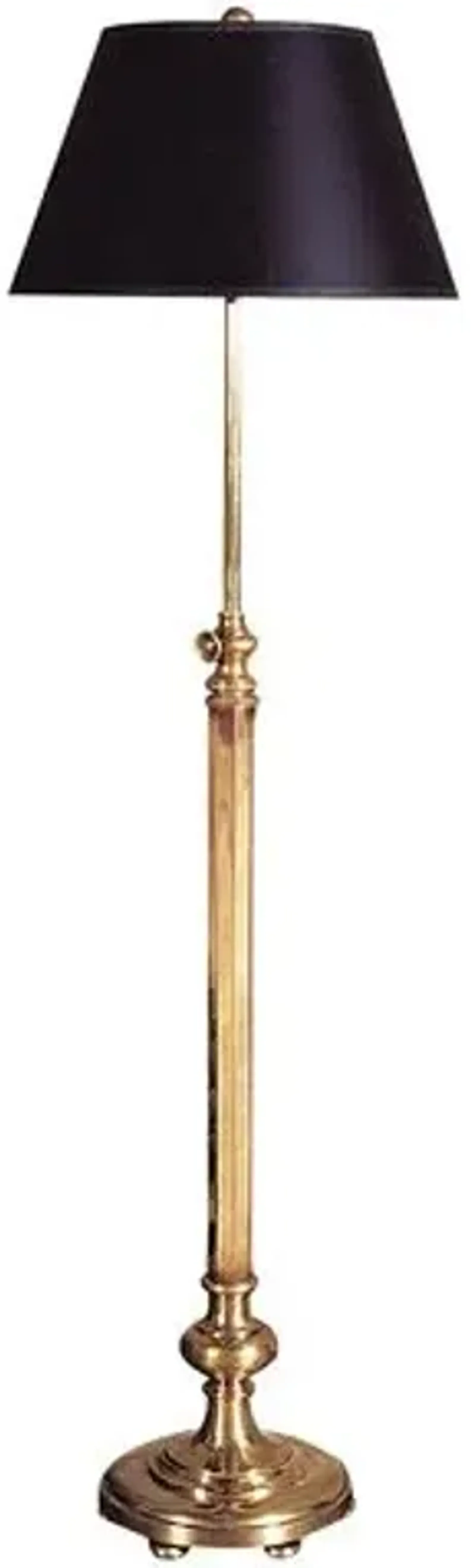 Visual Comfort - Overseas Adjustable Club Floor Lamp - Antique Brass