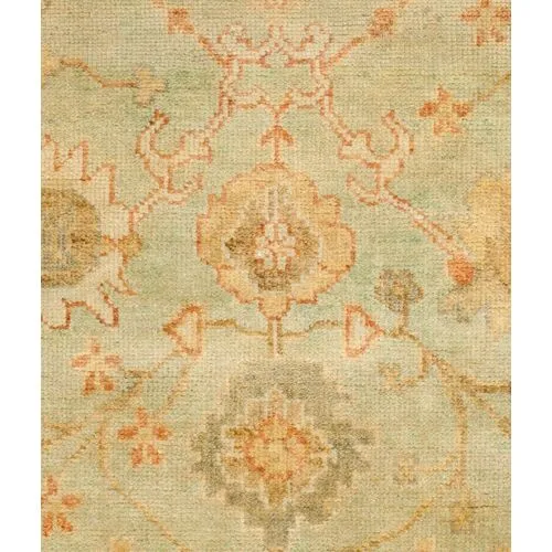 Lucia Oushak Rug - Green - Green