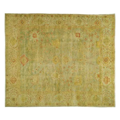 Lucia Oushak Rug - Green - Green