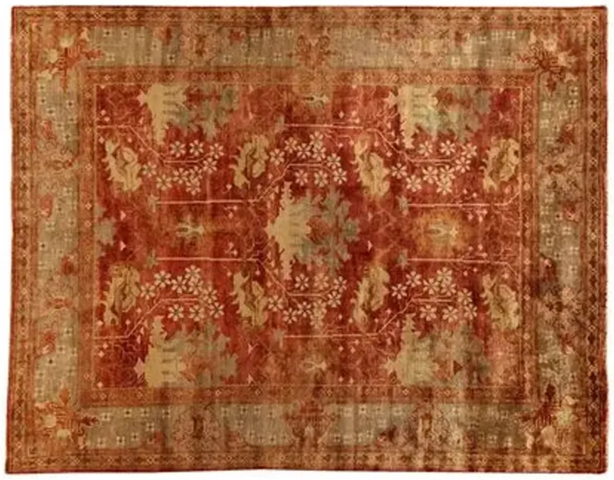 Geiger Oushak Rug - Brick - Red - Red