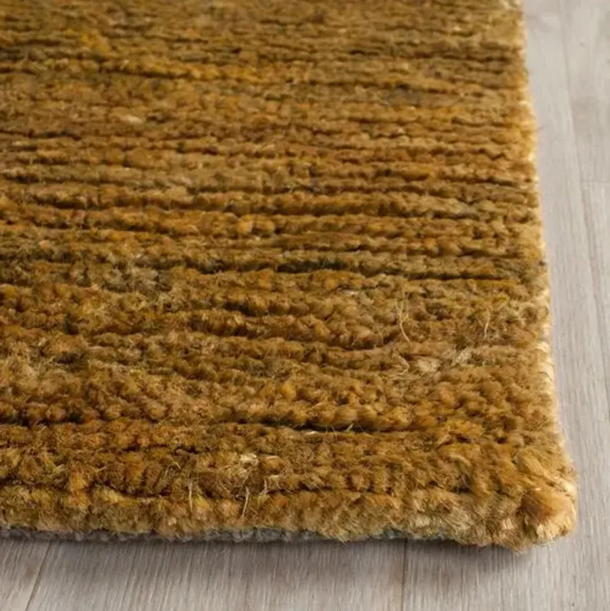 Elton Hemp Rug - Caramel - Brown - Brown