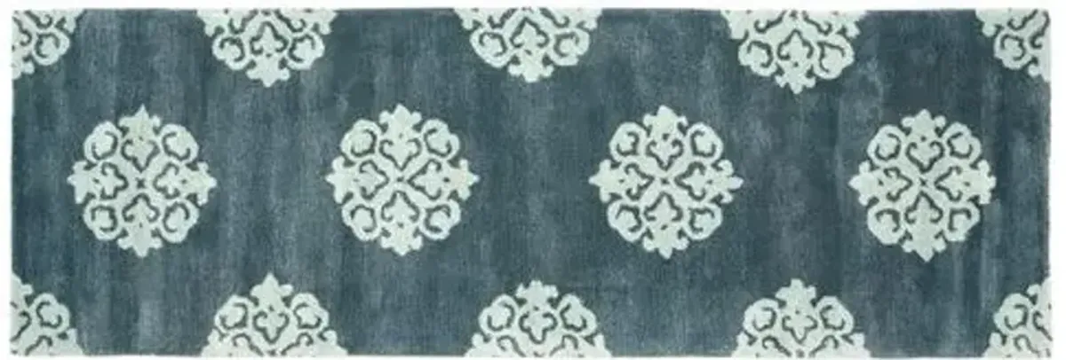 Greenwich Rug - Navy/Teal - Blue - Blue