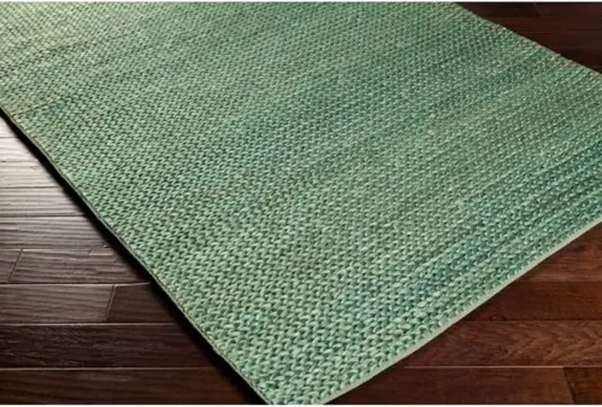 Tropics Jute Rug - Seafoam - Brown - Brown