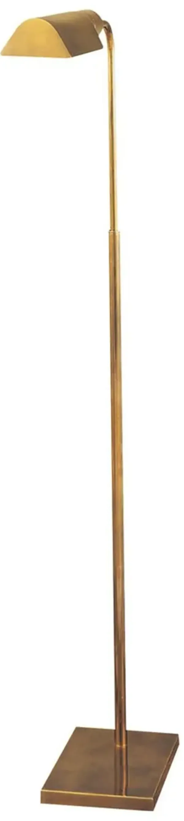 Visual Comfort - Library Floor Lamp - Antique Brass