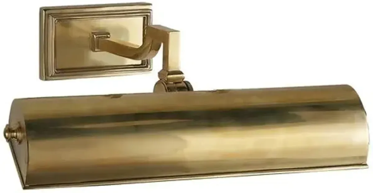 Visual Comfort - Dean 12" Picture Light - Natural Brass - Gold