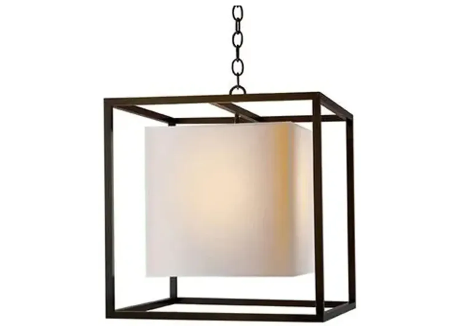 Visual Comfort - Caged Lantern - Bronze - Black