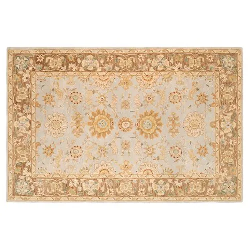 4'x6' Astra Rug - Beige/Sky - Beige