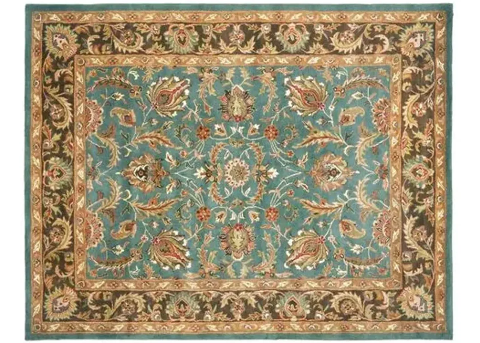 Arabella Rug - Blue/Brown - Brown