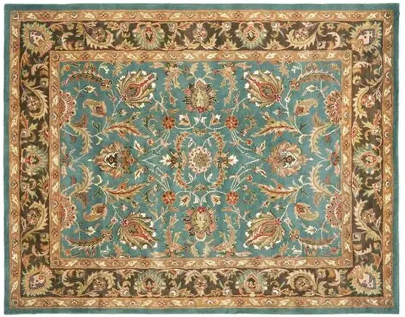 Arabella Rug - Blue/Brown - Brown