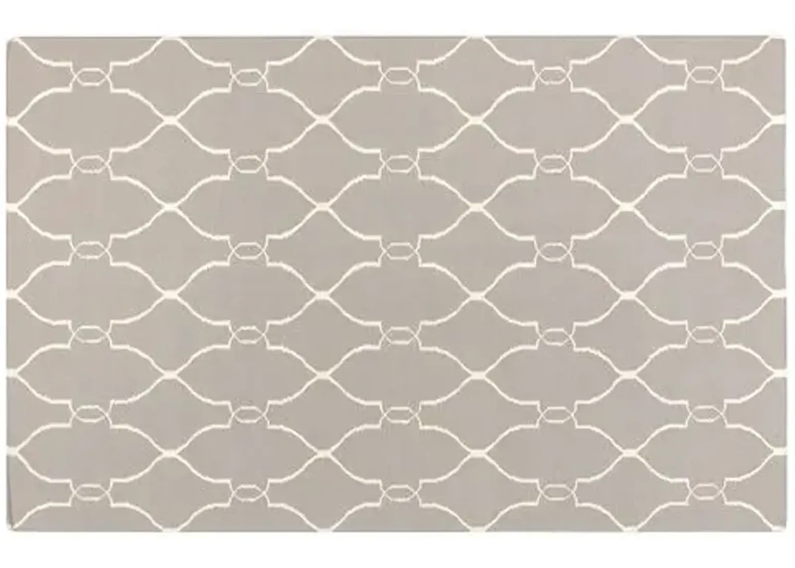 Pippa Flat-Weave Rug - Gray - Gray