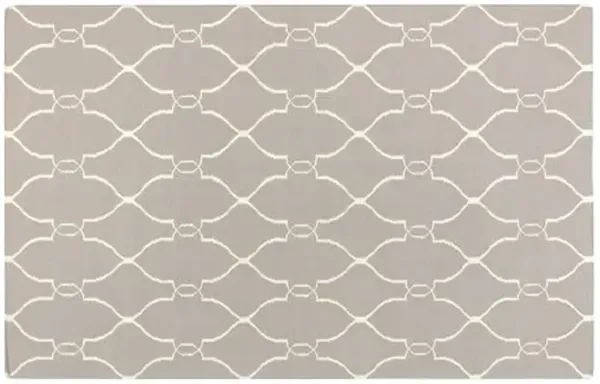 Pippa Flat-Weave Rug - Gray - Gray
