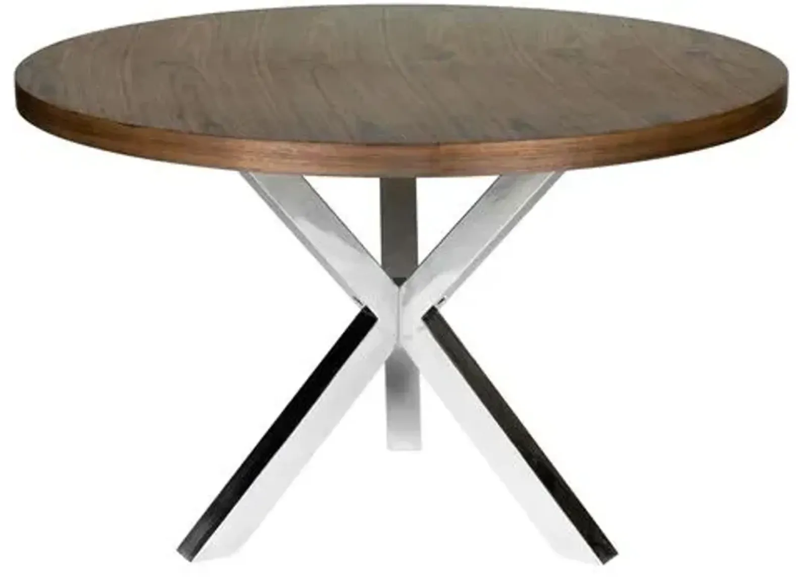 Charlotte Round Dining Table - Walnut