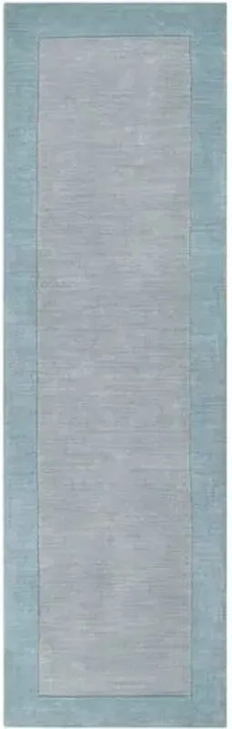 Lombard Rug - Gray/Blue - Handcrafted - Blue