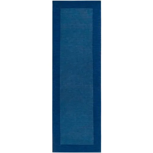 Lombard Rug - Sapphire - Handcrafted - Blue - Blue